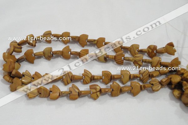 CFG779 15.5 inches 10*15mm carved animal grain stone beads