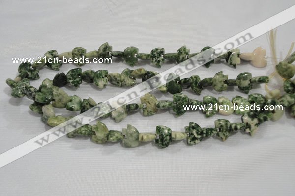 CFG783 15.5 inches 10*15mm carved animal snake dragon jade beads