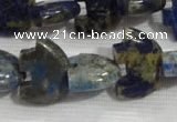 CFG792 12.5 inches 14*18mm carved animal lapis lazuli gemstone beads