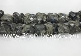 CFG976 15.5 inches 30*33mm carved butterfly grey opal beads