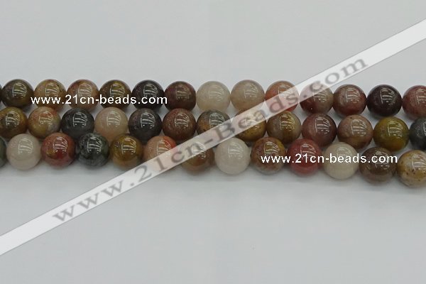 CFJ204 15.5 inches 12mm round fancy jasper beads wholesale