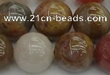 CFJ205 15.5 inches 14mm round fancy jasper beads wholesale