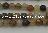 CFJ210 15.5 inches 4mm faceted round fancy jasper beads wholesale