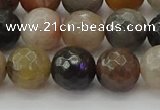 CFJ213 15.5 inches 10mm faceted round fancy jasper beads wholesale