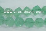 CFL100 15.5 inches 8*8mm cube natural green fluorite gemstone beads