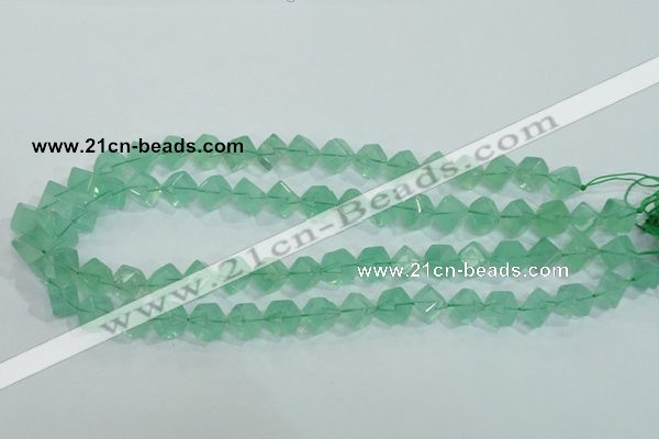 CFL100 15.5 inches 8*8mm cube natural green fluorite gemstone beads