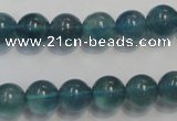 CFL1003 15.5 inches 10mm round blue fluorite beads wholesale