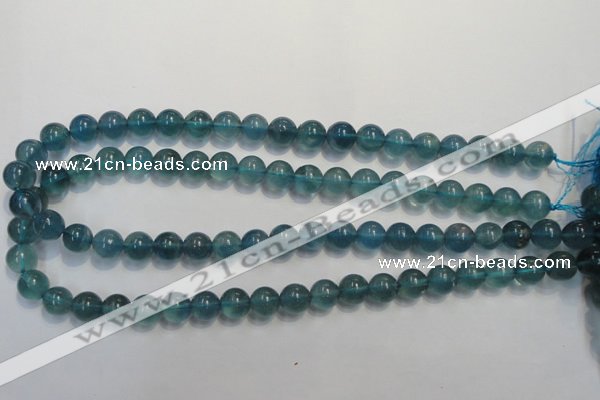 CFL1003 15.5 inches 10mm round blue fluorite beads wholesale