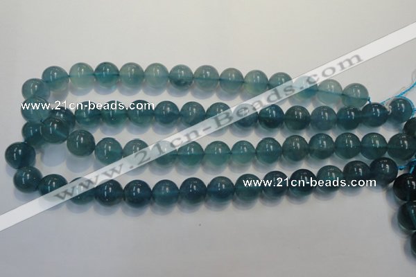 CFL1004 15.5 inches 12mm round blue fluorite beads wholesale