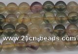 CFL1102 15.5 inches 8mm round yellow fluorite gemstone beads