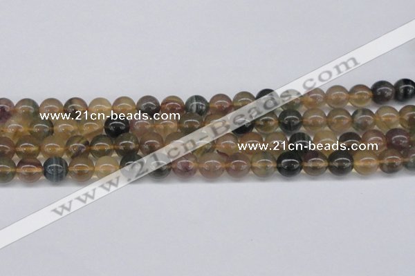 CFL1105 15.5 inches 14mm round yellow fluorite gemstone beads