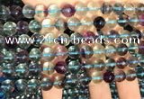 CFL1131 15.5 inches 8mm round fluorite gemstone beads wholesale