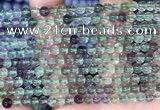 CFL1150 15.5 inches 4mm round fluorite gemstone beads