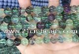 CFL1153 15.5 inches 10mm round fluorite gemstone beads