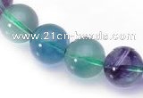 CFL12 16 inch 6mm round A- grade natural fluorite bead Wholesale