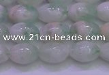 CFL1201 15.5 inches 8*12mm rice green fluorite gemstone beads