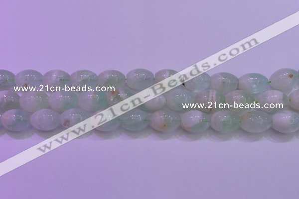 CFL1204 15.5 inches 12*16mm rice green fluorite gemstone beads