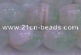 CFL1205 15.5 inches 13*18mm rice green fluorite gemstone beads