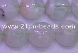 CFL1210 15.5 inches 14mm flat round green fluorite gemstone beads