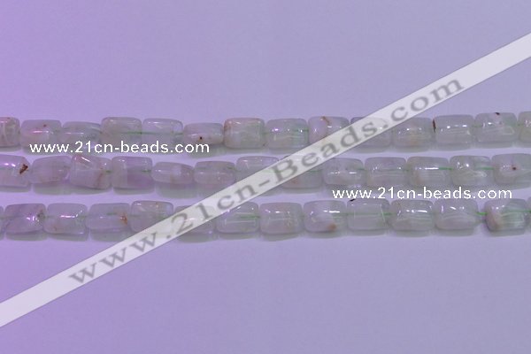 CFL1223 15.5 inches 8*12mm rectangle green fluorite gemstone beads