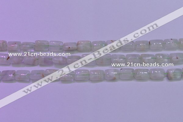 CFL1224 15.5 inches 10*14mm rectangle green fluorite gemstone beads