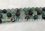 CFL1456 15.5 inches 16mm round fluorite beads wholesale