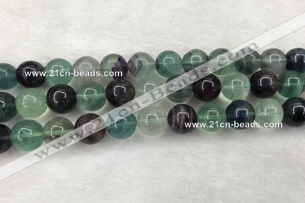 CFL1456 15.5 inches 16mm round fluorite beads wholesale