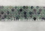 CFL1461 15.5 inches 6mm round A grade fluorite gemstone beads