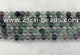 CFL1462 15.5 inches 8mm round A grade fluorite gemstone beads