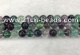 CFL1465 15.5 inches 13mm round A grade fluorite gemstone beads