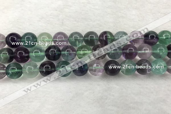 CFL1465 15.5 inches 13mm round A grade fluorite gemstone beads