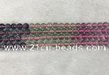 CFL1490 15.5 inches 8mm round rainbow fluorite gemstone beads