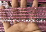 CFL1496 15.5 inches 6mm round purple fluorite gemstone beads