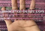 CFL1497 15.5 inches 8mm round purple fluorite gemstone beads