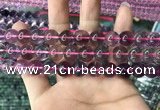 CFL1499 15.5 inches 12mm round purple fluorite gemstone beads