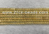 CFL1506 15.5 inches 4mm round yellow fluorite gemstone beads