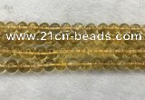 CFL1510 15.5 inches 10mm round yellow fluorite gemstone beads