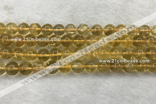 CFL1510 15.5 inches 10mm round yellow fluorite gemstone beads