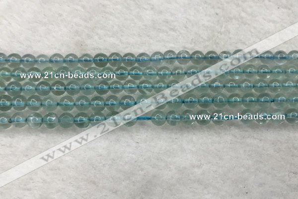 CFL1514 15.5 inches 4mm round blue fluorite gemstone beads