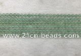 CFL1521 15.5 inches 4mm round green fluorite gemstone beads