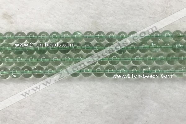 CFL1522 15.5 inches 6mm round green fluorite gemstone beads