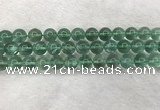 CFL1525 15.5 inches 12mm round green fluorite gemstone beads