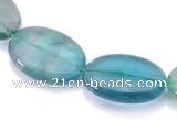 CFL22 A- grade 18*25mm oval natural fluorite beads Wholesale