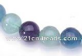 CFL28 16 inch B grade 8mm round natural fluorite beads Wholesale