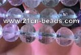 CFL414 15.5 inches 7mm faceted round fluorite gemstone beads