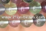 CFL582 15.5 inches 8mm round AAAA grade fluorite gemstone beads