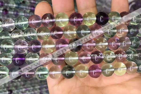 CFL583 15.5 inches 10mm round AAAA grade fluorite gemstone beads