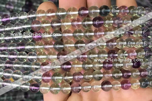 CFL586 15.5 inches 6mm round AAAAA grade fluorite gemstone beads