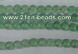 CFL601 15.5 inches 6mm round AB grade green fluorite beads wholesale