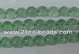 CFL602 15.5 inches 8mm round AB grade green fluorite beads wholesale